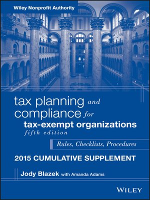 cover image of Tax Planning and Compliance for Tax-Exempt Organizations